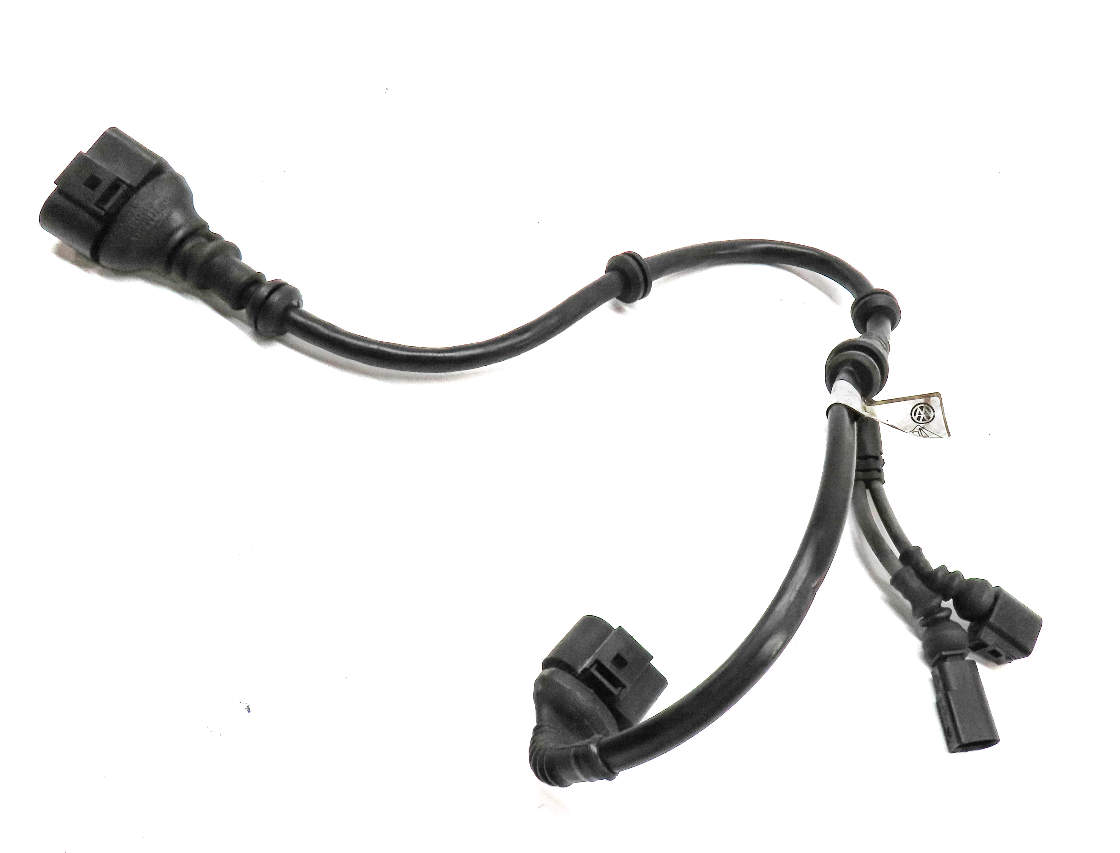 2014 PORSCHE CAYENNE (958) REAR RIGHT WHEEL ABS SPEED SENSOR WIRE WIRING HARNESS — exact item pictured